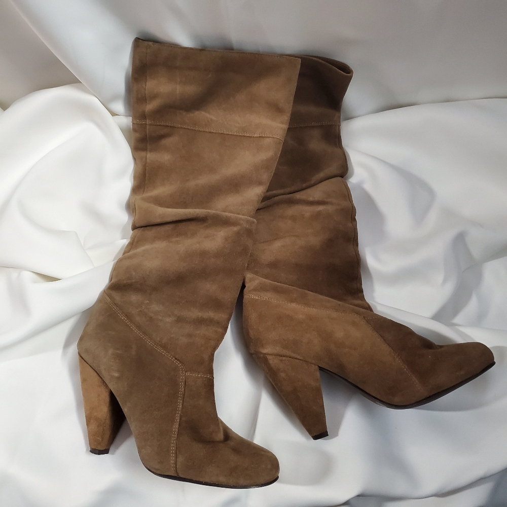 Brown Suede Boots